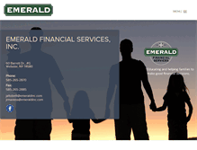 Tablet Screenshot of emeraldinc.com